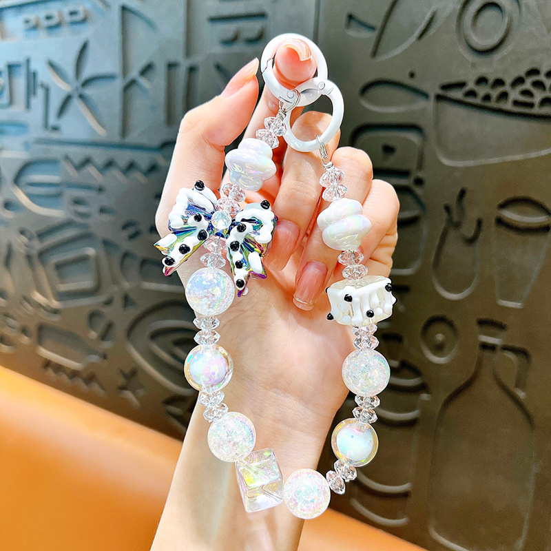 Phone Accessories Ideas - Cute Colorful Bowknot Bag Chain Phone