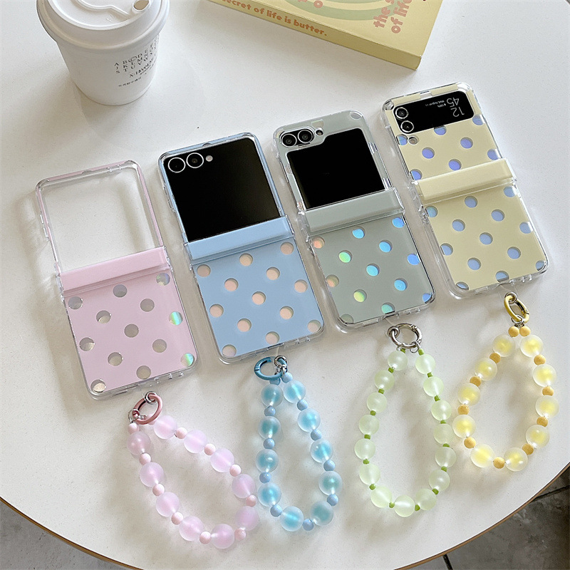 Z Phone Accessories - INS Candy Colors Polka Dots Laser