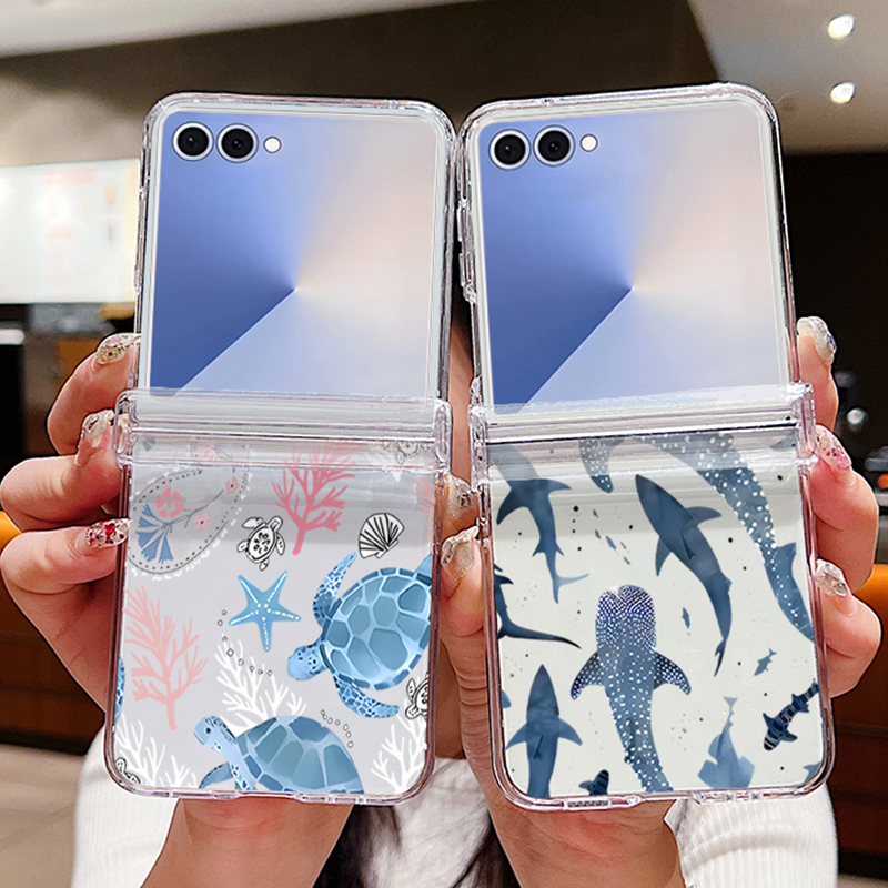 Z Phone Accessories - Sharks Shells Phone Case For Samsung