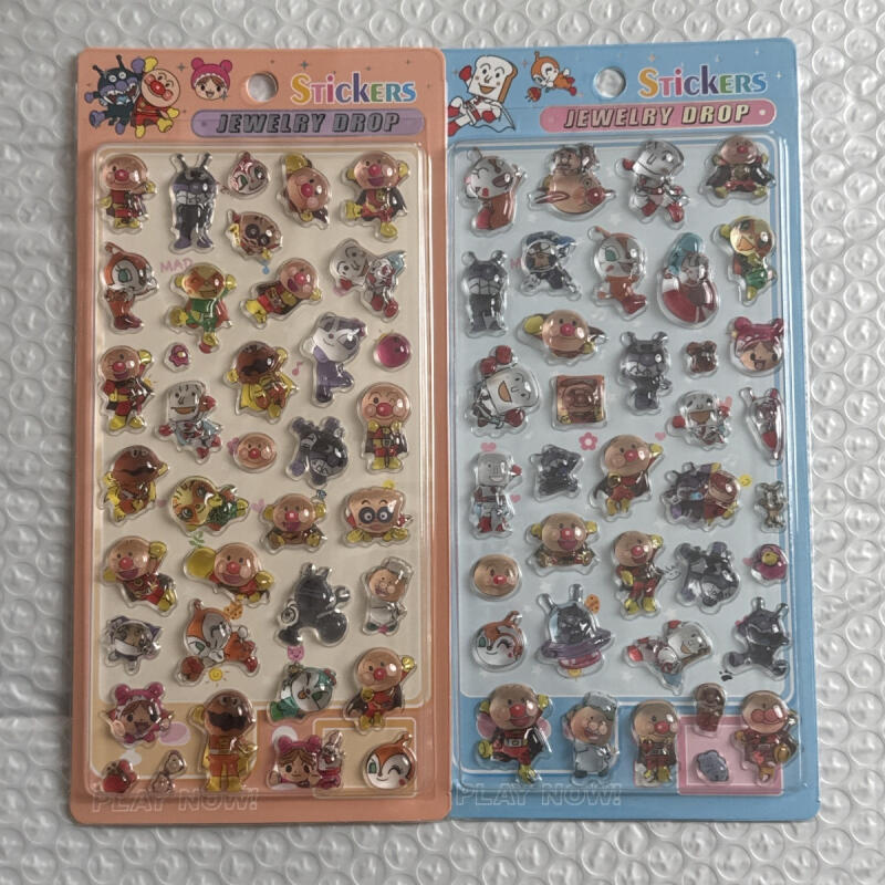 Phone Accessories Items - Kawaii Anpanman 3D Relief Sticker Creativity