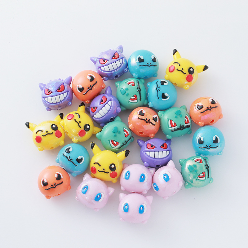 12pcs Pokémon Bead DIY Mobile  - Phone Accessories Beads ulasan dan harga