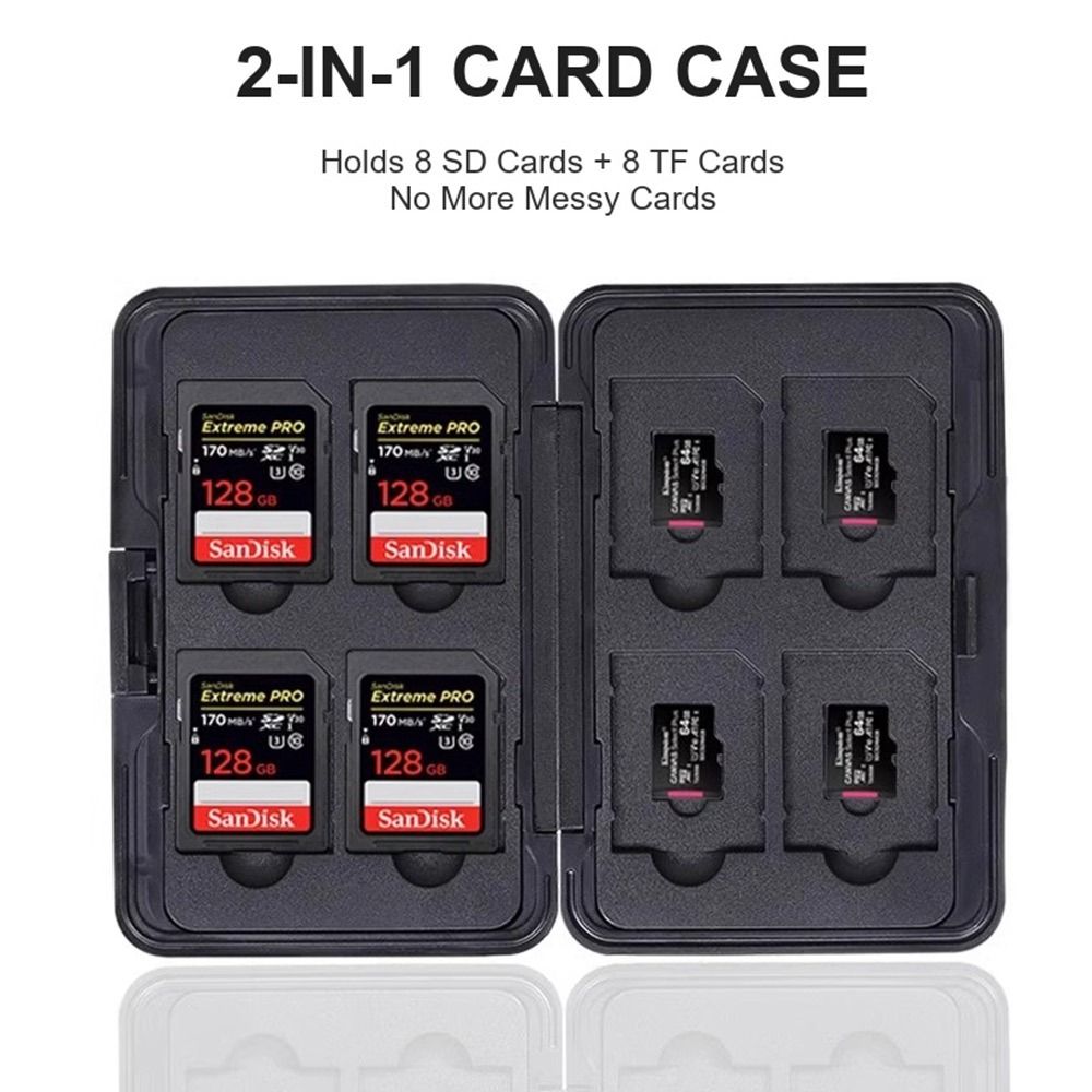 16 Slot Memory Card Case Dual  - Micro Sd Card ulasan dan harga