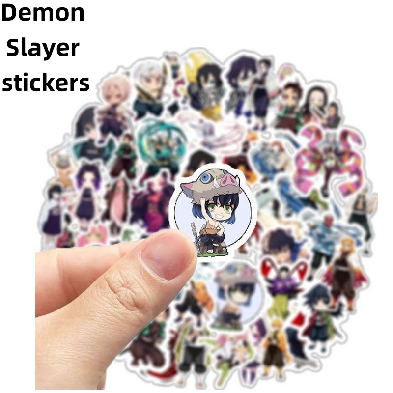 Demon Slayer stickers, cartoon - Phone Accessories Demon Slayer ulasan dan harga
