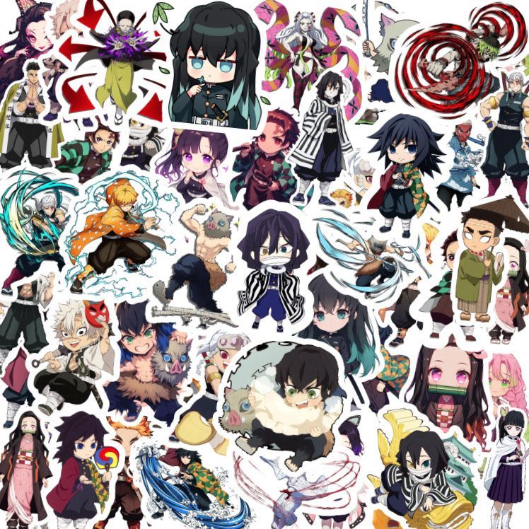 Demon Slayer stickers, cartoon - Phone Accessories Demon Slayer ulasan dan harga