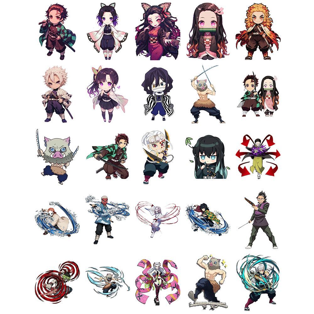 Demon Slayer stickers, cartoon - Phone Accessories Demon Slayer ulasan dan harga