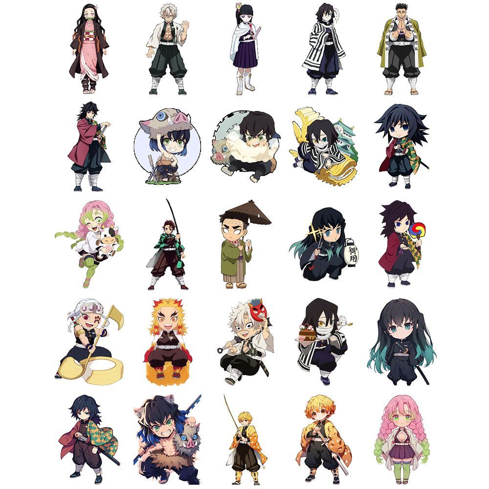 Demon Slayer stickers, cartoon - Phone Accessories Demon Slayer ulasan dan harga