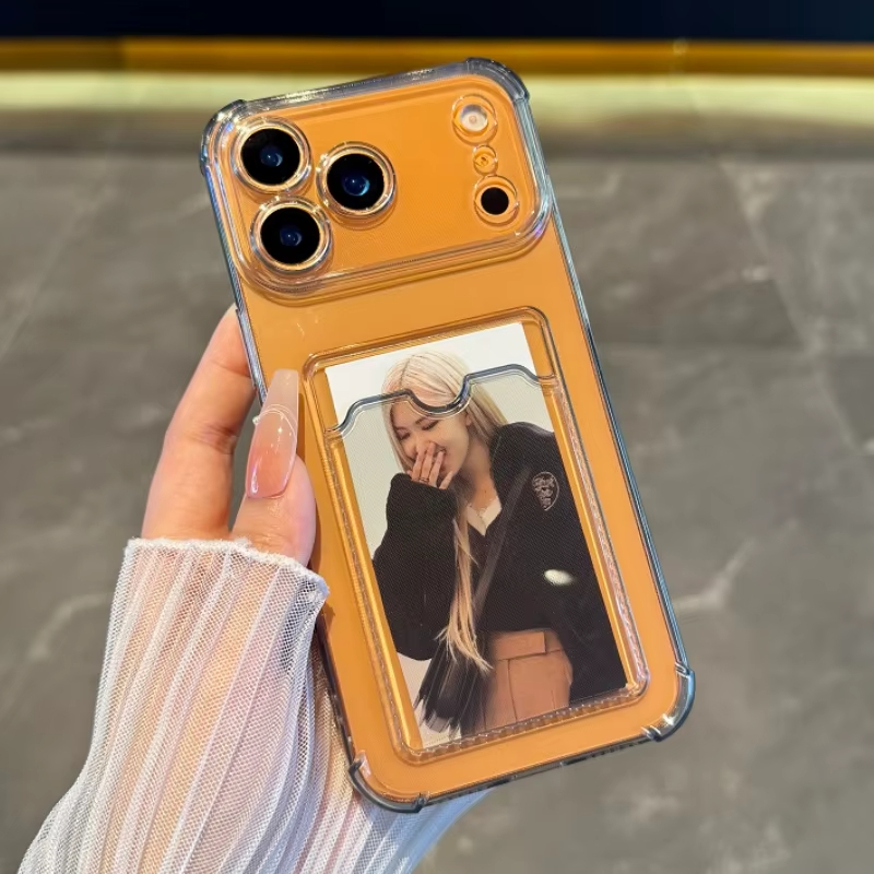 Transparent Card Slot Holder C - Quality Phone Accessories ulasan dan harga