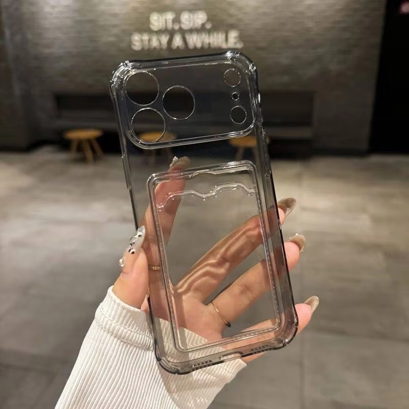 Transparent Card Slot Holder C - Quality Phone Accessories ulasan dan harga