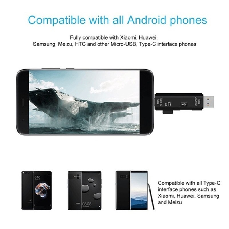 5 in 1 Multifunction Usb 2.0 T - Micro Sd Card ulasan dan harga