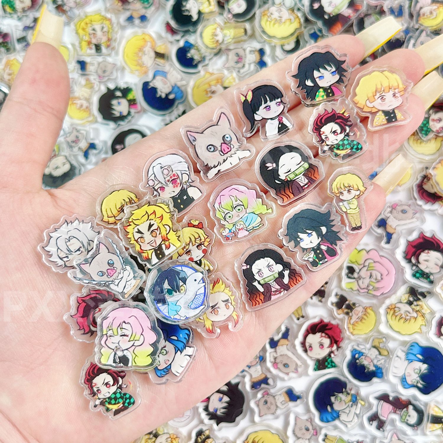 10‑100Pcs 1‑2cm Mini Demon Sla - Phone Accessories Demon Slayer ulasan dan harga