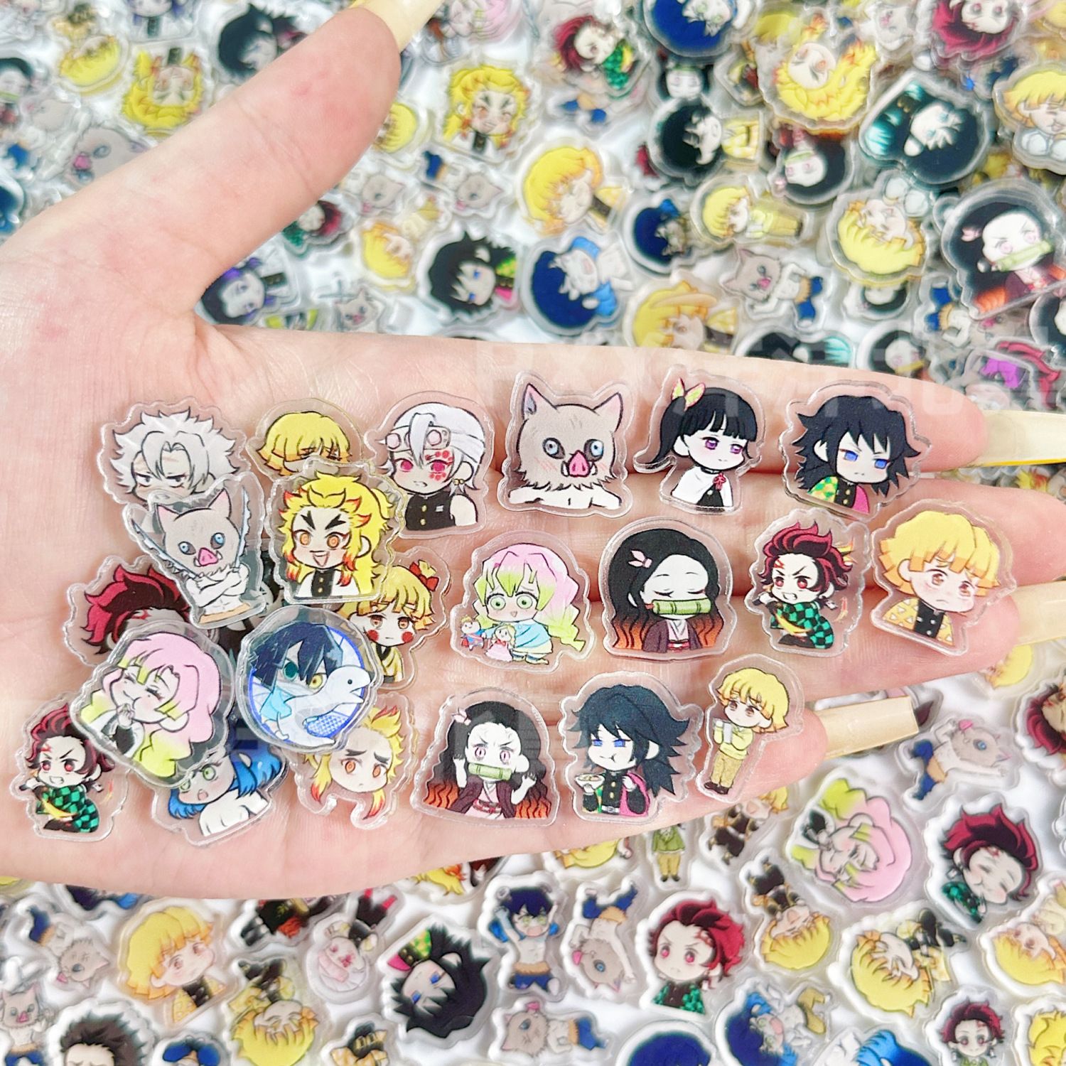 10‑100Pcs 1‑2cm Mini Demon Sla - Phone Accessories Demon Slayer ulasan dan harga