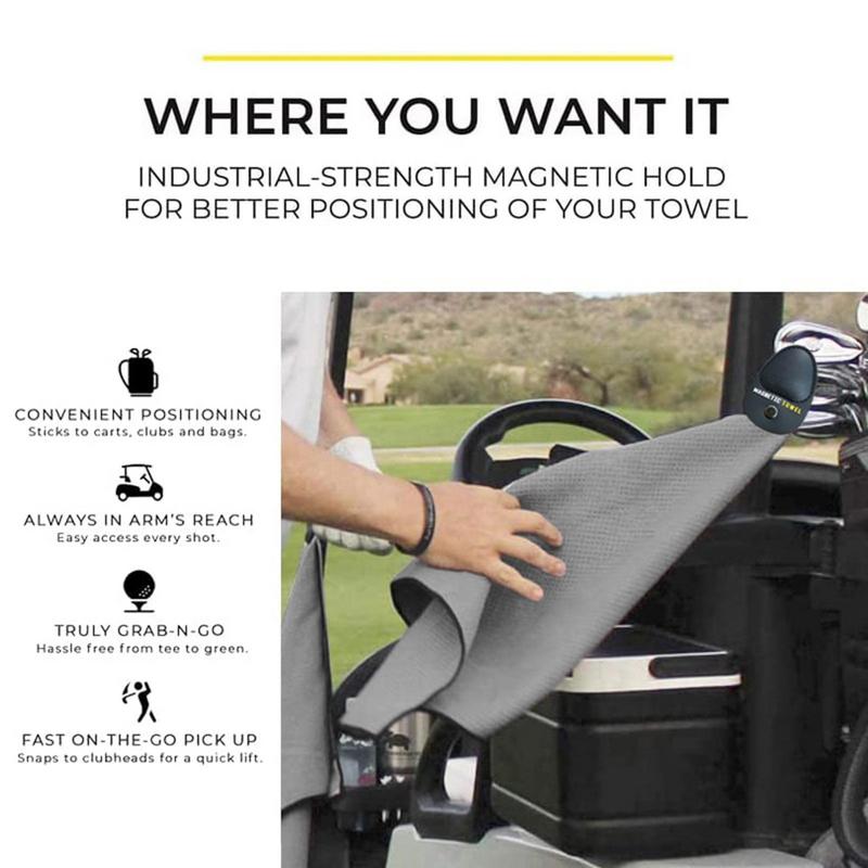 Magnetic Golf Towel Strong Mag - Phone Accessories Ideas ulasan dan harga
