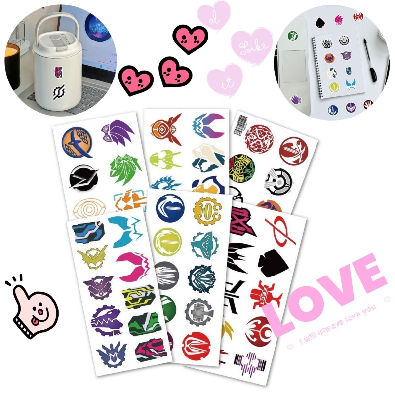60 Sheets Kamen Rider Logo Sti - Phone Accessories Items ulasan dan harga