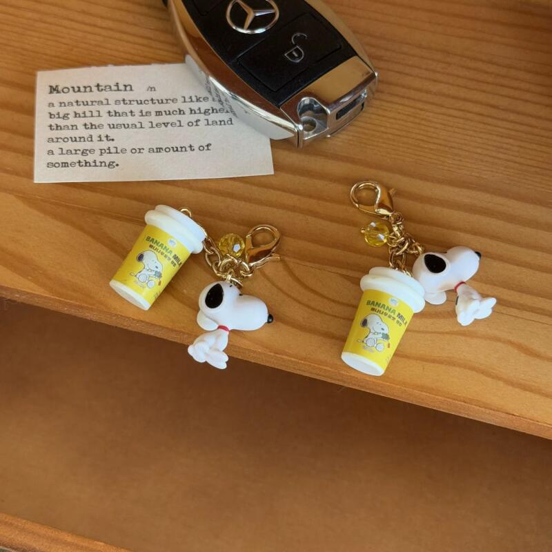 New Snoopy Pendant Kawaii Cart - Phone Accessories In China ulasan dan harga